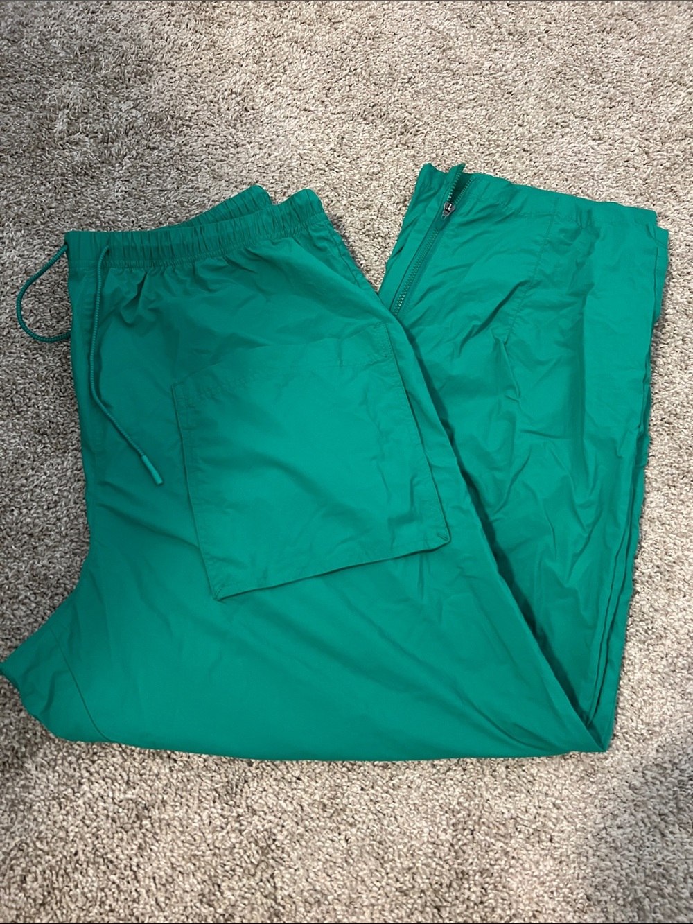 FP Movement by Free People Cascade Green Drawstring Track Joggers - Picture 1 of 5